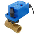 Product Image of 1" NPT 2-Way Brass Valve with VA9104 Proportional Actuator