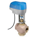 Product Image of 2-Way Normally Open 1/2" VG7000 Series Brass Trim Globe Valve w/ V3000 Pneumatic Actuator