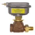 2-Way Normally Open 1/2" VG7000 Series Brass Trim Globe Valve w/ V3800 Compact Pneumatic Actuator