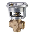 1" NPT 3-Way Mixing Globe Valve, 4-8 psig (11.6 Cv)
