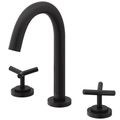 Product Image of Jewel Two Handle Widespread Bathroom Faucet w/ Cross Handles (Matte Black), VG01308MB