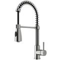 Product Image of Brant Single Handle Pull-Down Sprayer Kitchen Faucet (Stainless Steel)