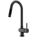 Product Image of Gramercy Single Handle Pull-Down Spout Kitchen Faucet (Matte Black)