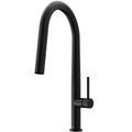 Product Image of Greenwich Single Handle Pull-Down Sprayer Kitchen Faucet (Matte Black)