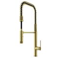 Product Image of Sterling Single Handle Pull-Down Sprayer Kitchen Faucet (Matte Brushed Gold), VG02037MG