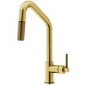 Product Image of Utopia Single Handle Pull-Down Sprayer Kitchen Bar Faucet (Matte Brushed Gold)