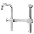Product Image of Cass Single Handle Bridge Kitchen Faucet (Chrome)
