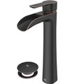 Product Image of Niko Single Handle Bathroom Vessel Faucet w/ Pop-Up Drain (Antique Rubbed Bronze), VG03024ARB2