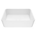 Product Image of Marigold Matte Stone 18" x 14" x 5" Rectangular Vessel Bathroom Sink (Modern White)