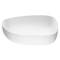 Product Image of Peony Matte Stone 20" x 15" x 5" Vessel Bathroom Sink (Modern White)