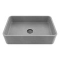 Product Image of Cordoba Concreto Stone 20" x 13" x 5" Rectangular Vessel Bathroom Sink (Gothic Gray)