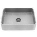 Product Image of Segovia Concreto Stone 16" x 12" x 4" Rectangular Vessel Bathroom Sink (Gothic Gray)