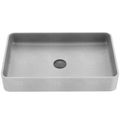 Product Image of Basilica Concreto Stone 23" x 14" x 4" Rectangular Vessel Bathroom Sink (Gothic Gray)