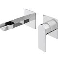 Product Image of Atticus Single Handle Wall Mount Bathroom Faucet (Chrome)