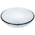 Product Image of Giovanni Glass 17" x 17" x 7" Round Vessel Bathroom Sink (Iridescent)
