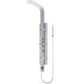 Product Image of Mateo 6-Jet Shower Panel System w/ Fixed Rainhead & Shower Wand, 2.5 GPM (Stainless Steel)