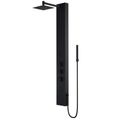 Product Image of Rector 2-Jet Shower Panel System w/ Adj. Square Head & Shower Wand, 1.8 GPM (Matte Black)