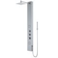 Product Image of Rector 2-Jet Shower Panel System w/ Adj. Square Head & Shower Wand, 1.8 GPM (Stainless Steel)