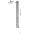 Product Image of Gardenia 2-Jet Shower Panel System/ Adj. Round Head & Shower Wand, 1.8 GPM (Stainless Steel)