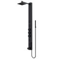 Product Image of Bowery 4-Jet Shower Panel System, Shower Head, Tub Filler & Hand Shower, 1.8 GPM (Matte Black)