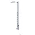 Product Image of Bowery 4-Jet Shower Panel System w/ Square Head, Tub Filler & Shower Wand, 1.8 GPM (SS)