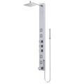 Product Image of Bowery 4-Jet Shower Panel System w/ Square Rainhead, Tub Filler & Hand Shower, 1.8 GPM (SS)