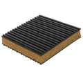 Product Image of Rubber/Cork Anti-Vibration Pad, 4" x 4" x 7/8"