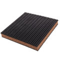 Product Image of Rubber/Cork Anti-Vibration Pad, 6" x 6" x 7/8"