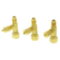 Product Image of Swivel Tee w/ Permanent Depressor, 1/4" Access On Run x 1/4" Access On "T" (3 Pack)