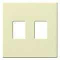 Product Image of Architectural 2 Gang Wall Plate for Nova T Dimmers and Switches, Matte Finish, VWP-2-AL, Almond