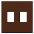 Product Image of Architectural 2 Gang Wall Plate for Nova T Dimmers and Switches, Matte Finish, VWP-2-Si, Sienna