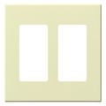 Product Image of Architectural 2 Gang Wall Plate for 2 Accessories, Matte Finish, VWP-2R-AL, Almond