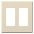 Product Image of Architectural 2 Gang Wall Plate for 2 Accessories, Matte Finish, VWP-2R-LA, Light Almond