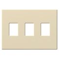 Product Image of Architectural 3 Gang Wall Plate for Nova T Dimmers and Switches, Matte Finish, VWP-3-BE, Beige