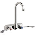 Product Image of W4W Series 3-1/2" Wall-Mounted Workboard Faucet w/ 4" Centers