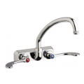 Product Image of W4W Series 9-1/2" Wall-Mounted Workboard Faucet w/ 4" Centers