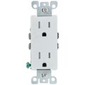 Product Image of Decora Weather/Tamper Resistant Duplex Receptacle Outlet - White (15A, 125V)