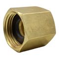 Product Image of 3/4" Female Hose x 3/4" FIP Brass Garden Hose Adapter (Lead Free)