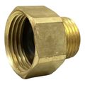 Product Image of 3/4" Female Hose x 1/2" MIP Brass Garden Hose Adapter (Lead Free)
