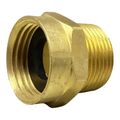 Product Image of 3/4" Female Hose x 3/4" MIP Brass Garden Hose Adapter (Lead Free)