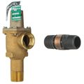 Product Image of 1" LL40XL-3 Bronze Temperature and Pressure Relief Valve, 3" Thermostat, w/ Flood Sensor (150 psi)