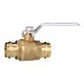 Product Image of 1-1/4" Full Port Press 2-Piece Brass Ball Valve, LFFBV-3-PRESS-M2 (Lead Free)