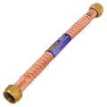 Product Image of 7/8" OD Corrugated Hose Water Heater Connector w/ 3/4" FIP x 3/4" FIP End Fittings (12" Length)