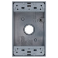 Product Image of Single Gang 1/2" 4 Holes Weather Proof Box (Bronze)