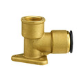 1/2" CTS x NPT ProLock Brass Female Drop Ear Elbow
