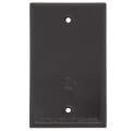 Product Image of Single Gang Weatherproof Blank Cover w/ Gasket (Bronze)