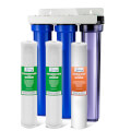 Product Image of 3 Stage Whole House Water Filter System w/ 20" x 2.5" Oversized Fine Sediment and Carbon Block Filters