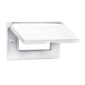 Product Image of Single Gang Weatherproof Horizontal GFCI Cover (White)