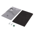 Product Image of Single Gang Weatherproof Rectangle Cover, 1/2" KO (White)
