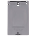Product Image of Single Gang Weatherproof 20/30A Receptacle Cover (Gray)